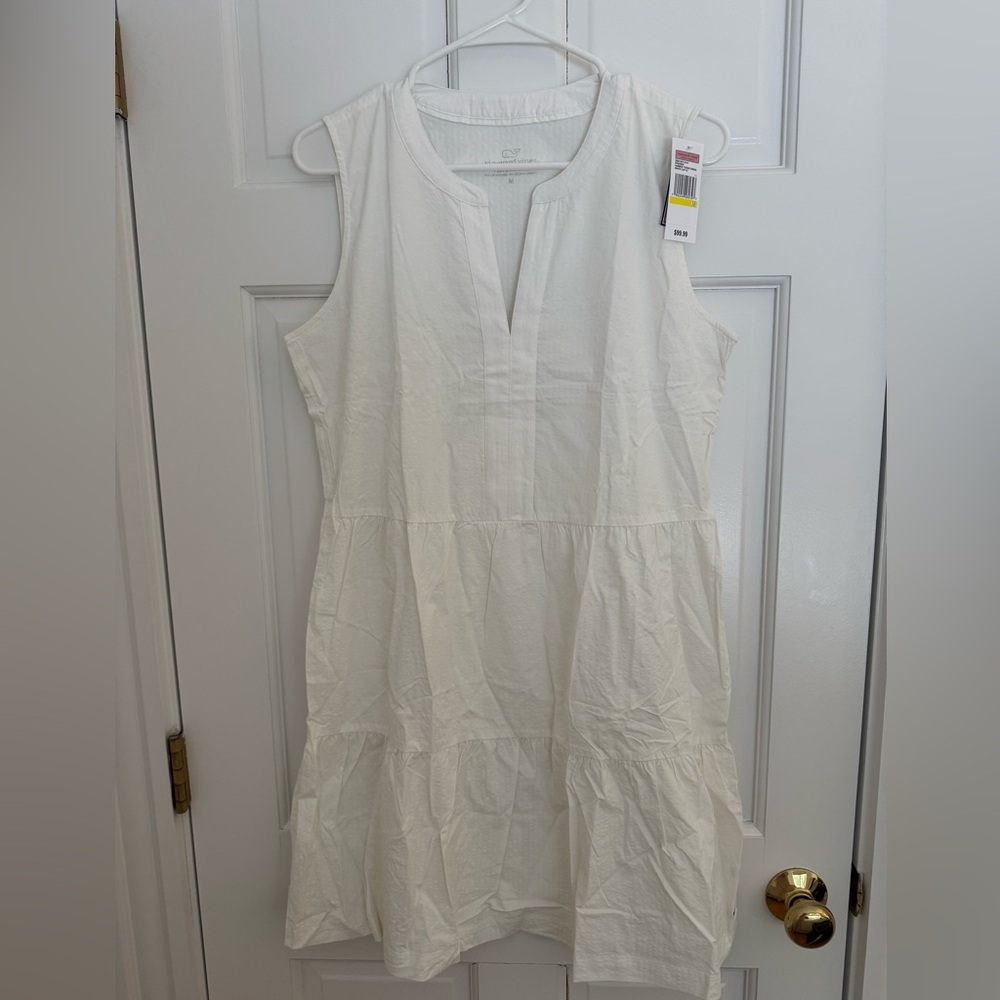 NWT - Vineyard Vines: White Habor Tiered Dress